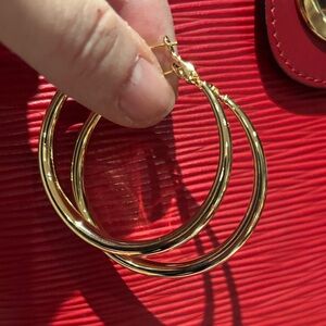 Elegant Gold Hoop Earrings
